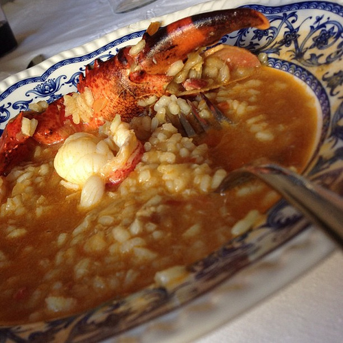 "Arroz con bogavante y Caldo de pescado" 6785507012_5e085c2436.jpg